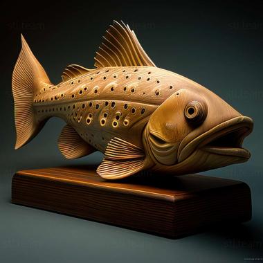 3D model Bristol shubunkin fish (STL)